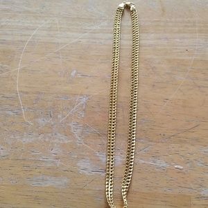 14kt gold necklace semi rope chain women's